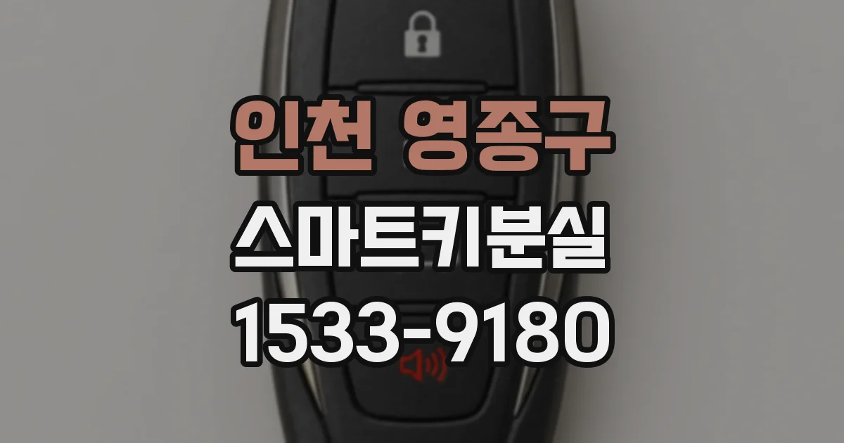 인천 영종구 스마트키분실