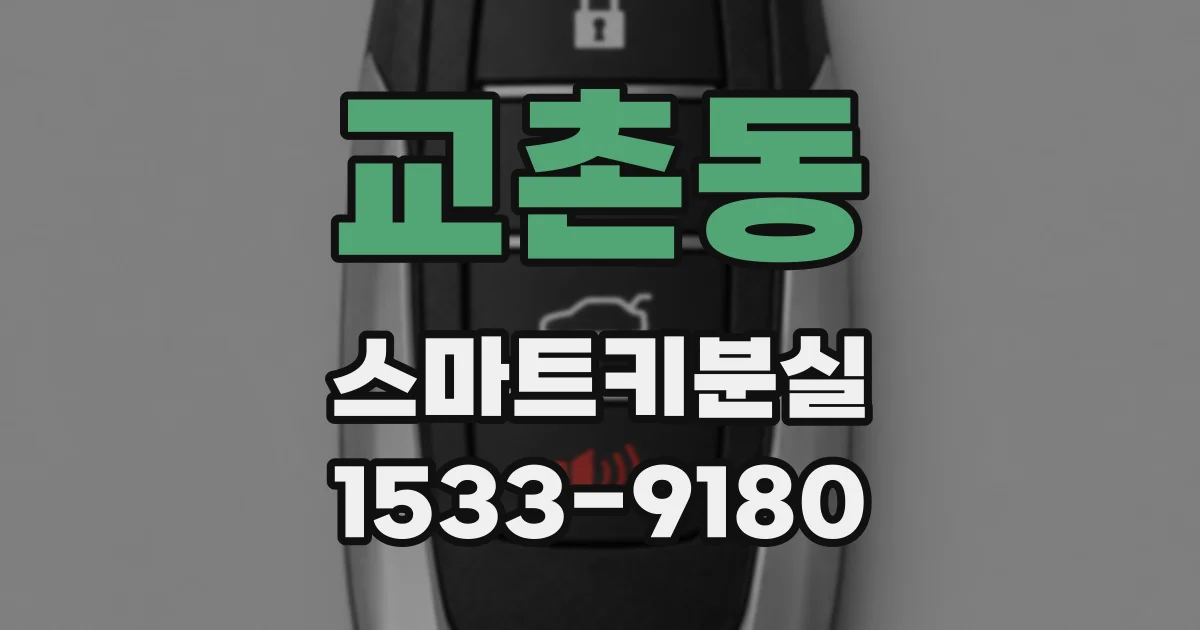 교촌동 스마트키분실