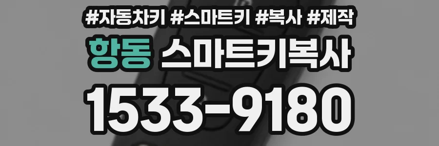 항동 스마트키복사