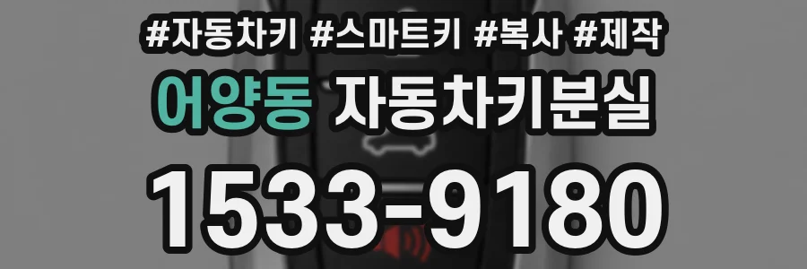 어양동 자동차키분실