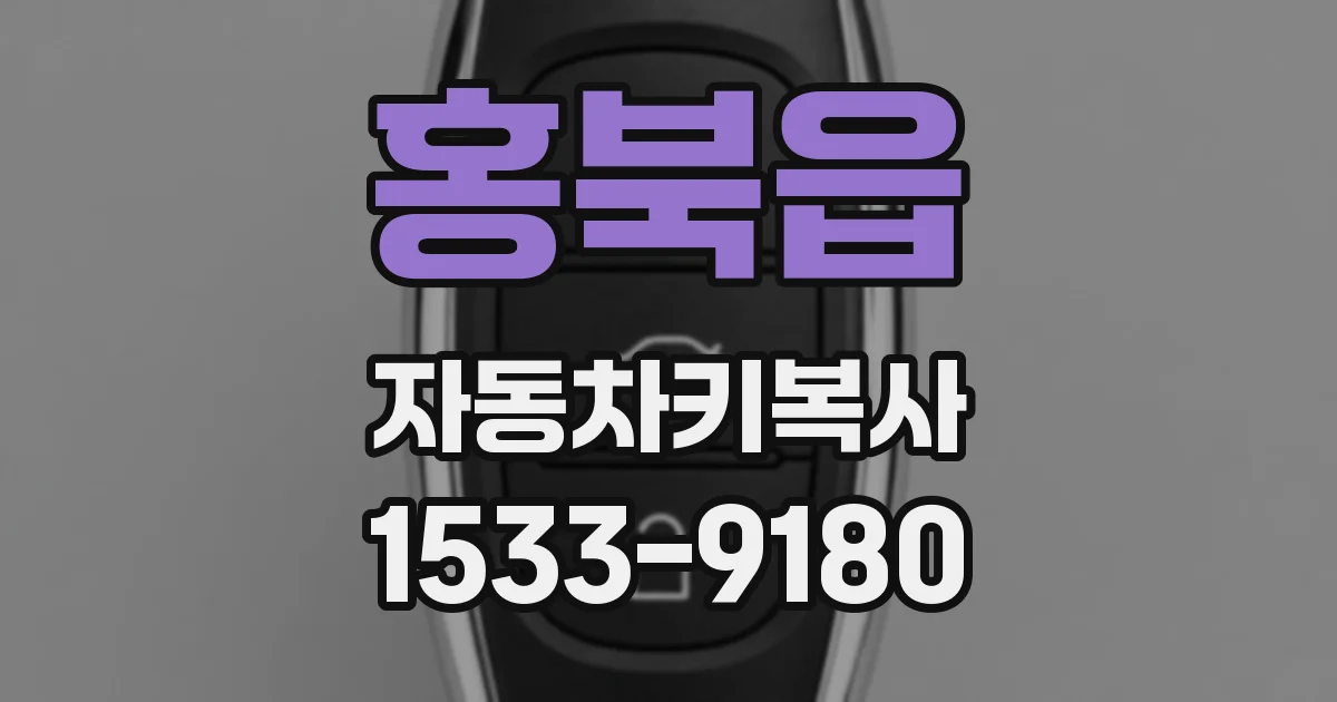 홍북읍 자동차키복사