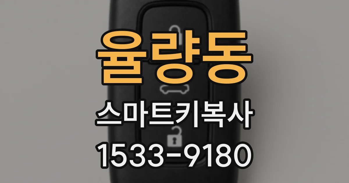 율량동 스마트키복사