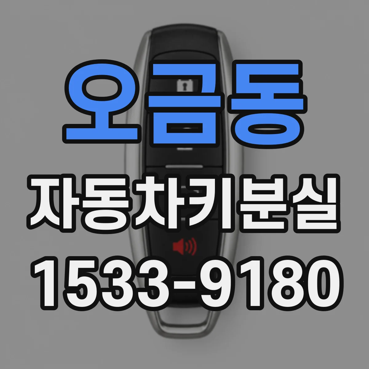 오금동 자동차키분실