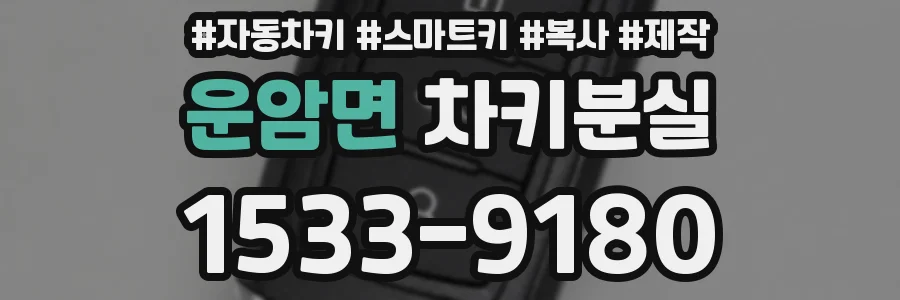 운암면 차키분실