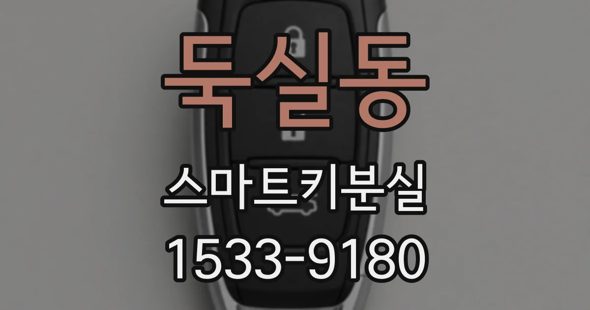 둑실동 스마트키분실