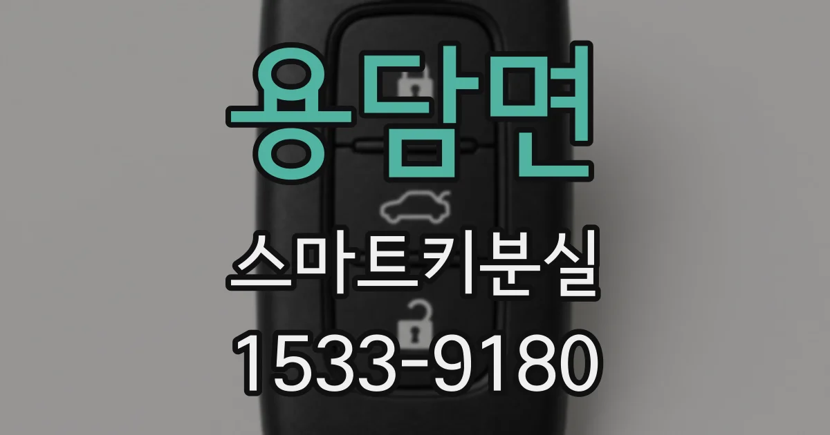 용담면 스마트키분실