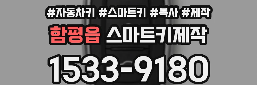 함평읍 스마트키제작