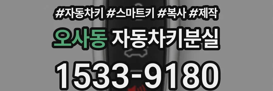 오사동 자동차키분실