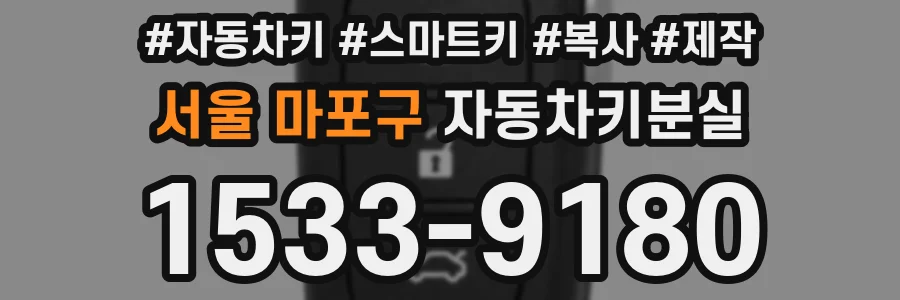 서울 마포구 자동차키분실