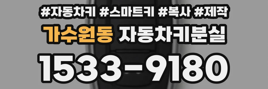 가수원동 자동차키분실