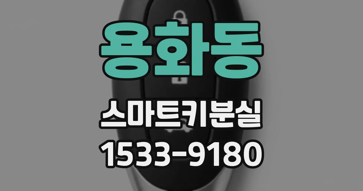 용화동 스마트키분실