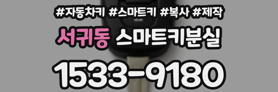 서귀동 스마트키분실