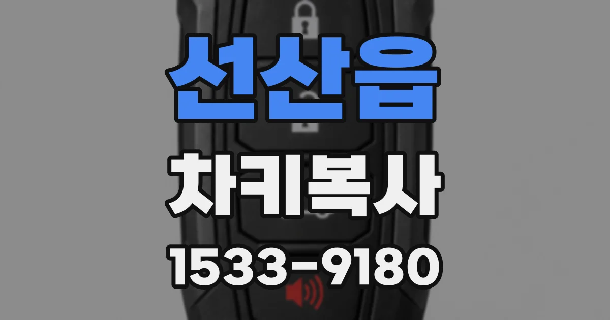 선산읍 차키복사