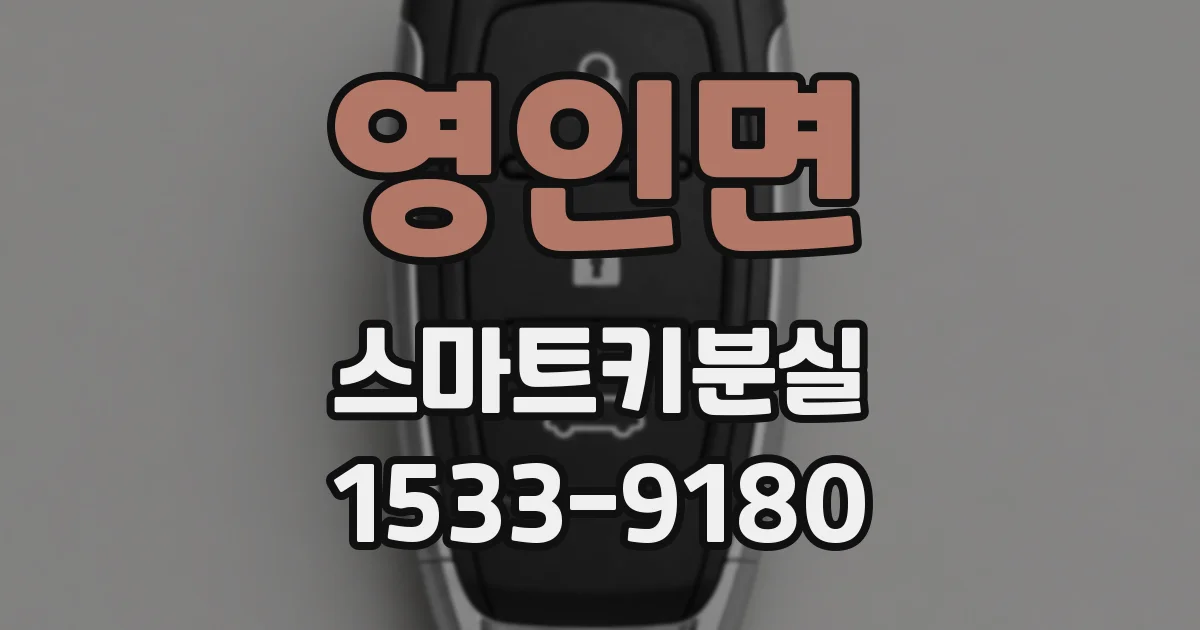 영인면 스마트키분실