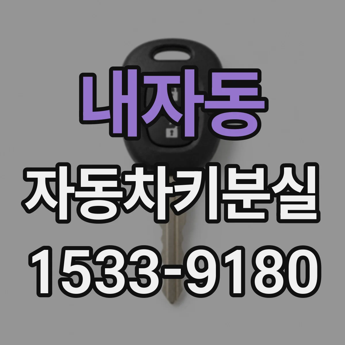 내자동 자동차키분실