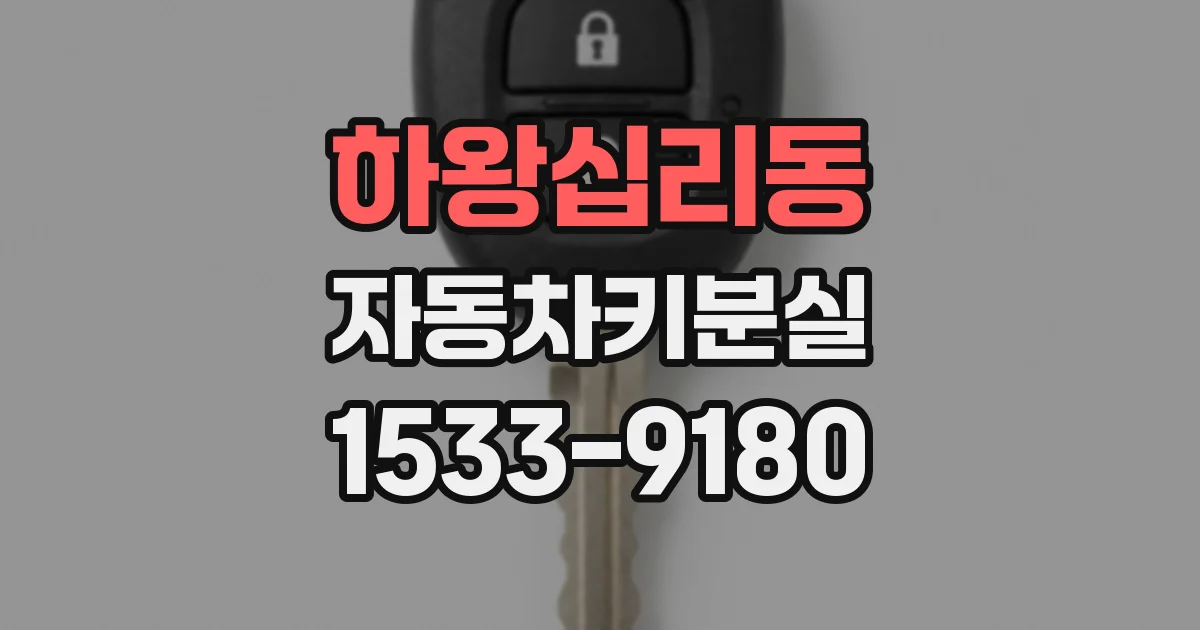 하왕십리동 자동차키분실