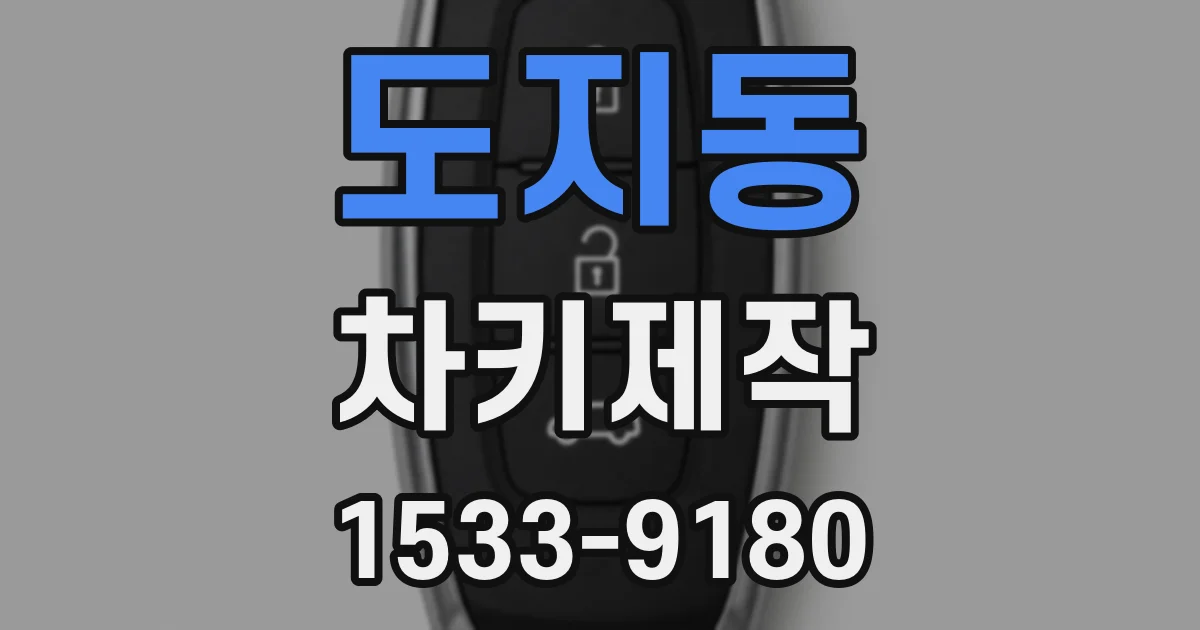 도지동 차키제작