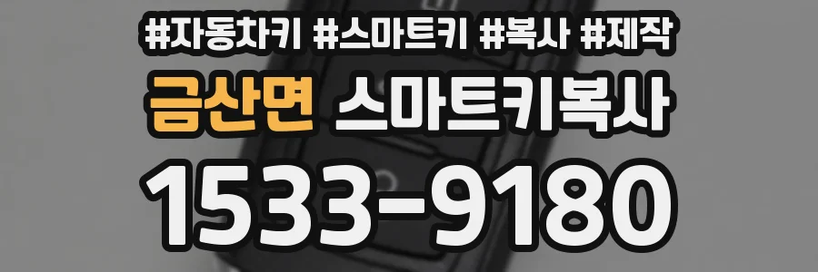 금산면 스마트키복사