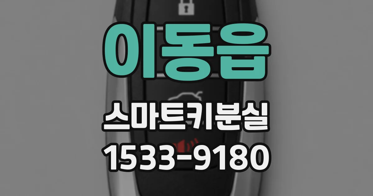 이동읍 스마트키분실