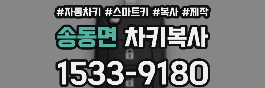 송동면 차키복사