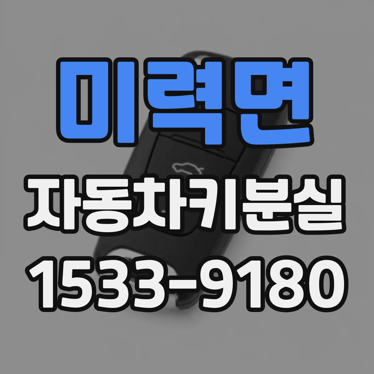 미력면 자동차키분실
