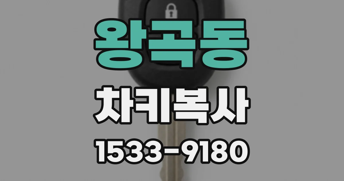 왕곡동 차키복사