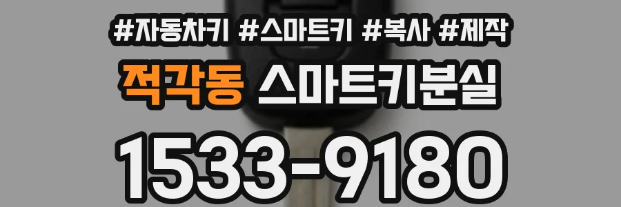적각동 스마트키분실