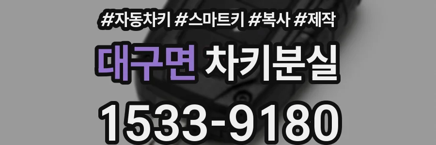 대구면 차키분실