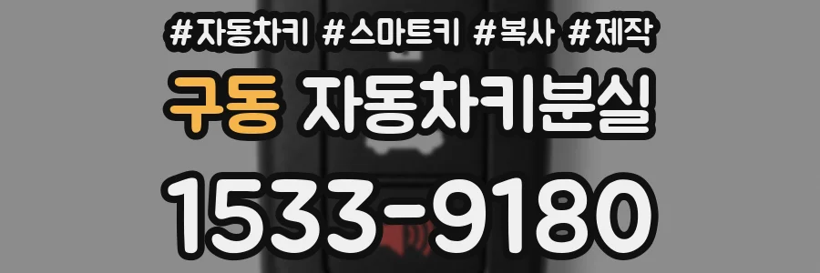 구동 자동차키분실