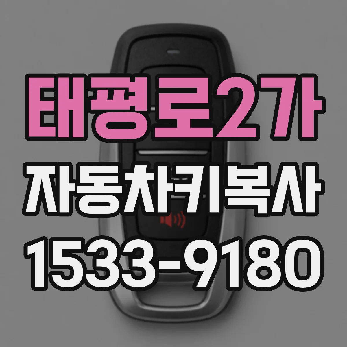 태평로2가 자동차키복사