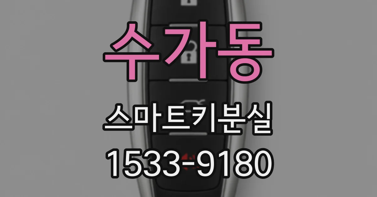 수가동 스마트키분실