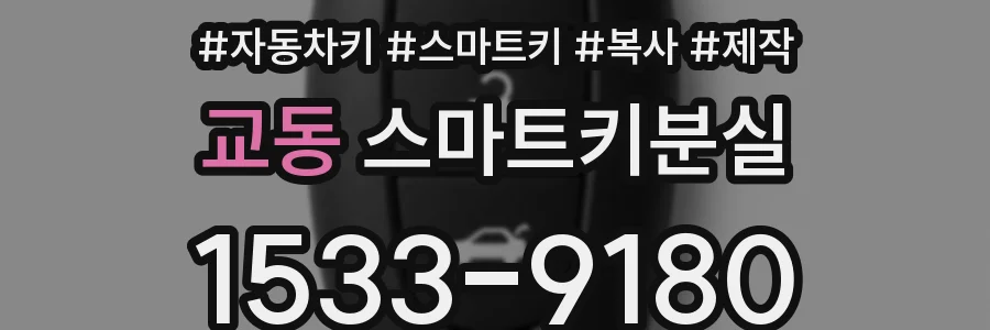 교동 스마트키분실