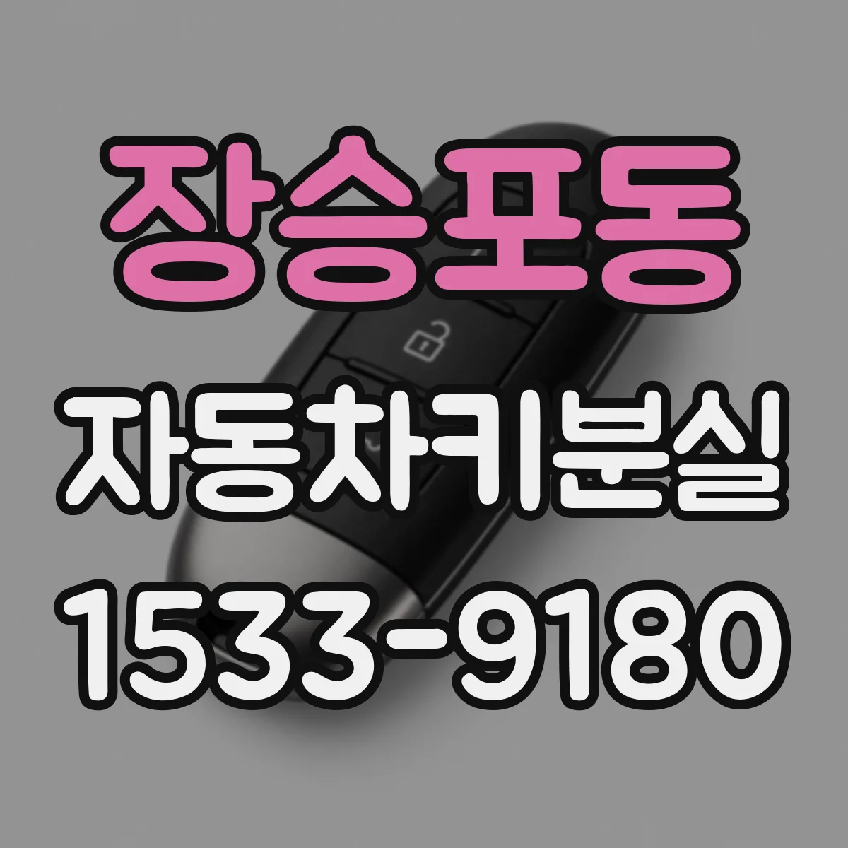 장승포동 자동차키분실