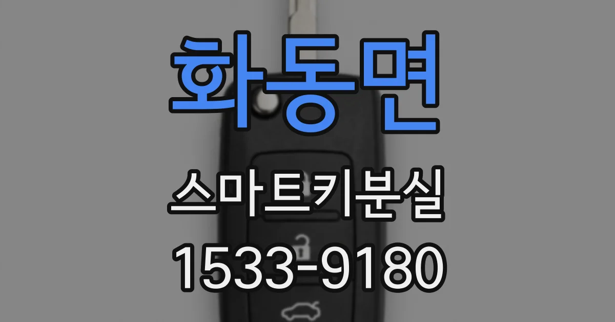 화동면 스마트키분실