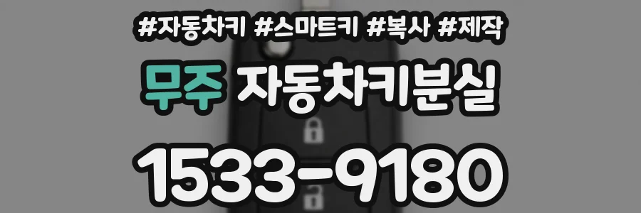 무주 자동차키분실