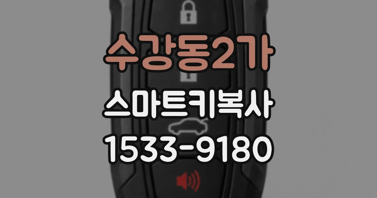 수강동2가 스마트키복사