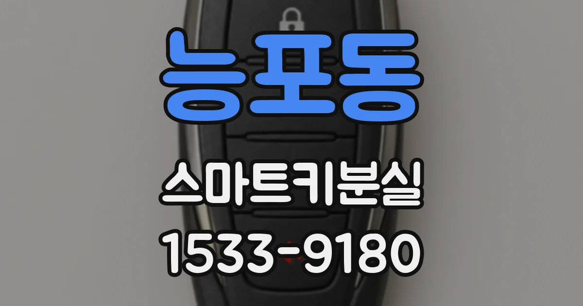 능포동 스마트키분실