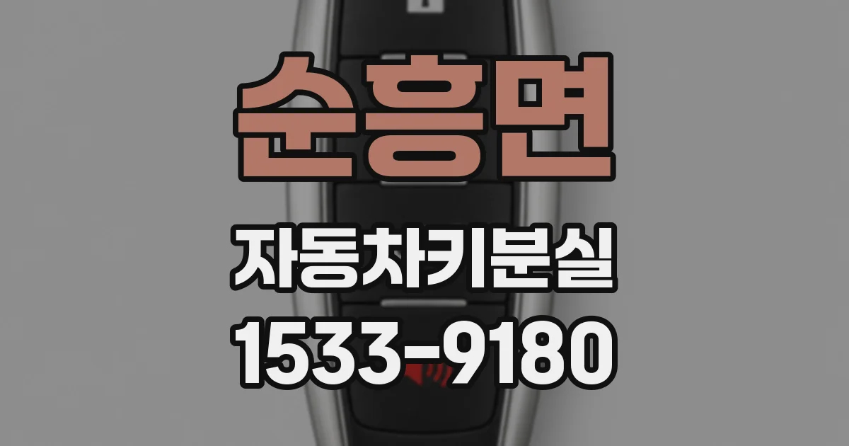 순흥면 자동차키분실