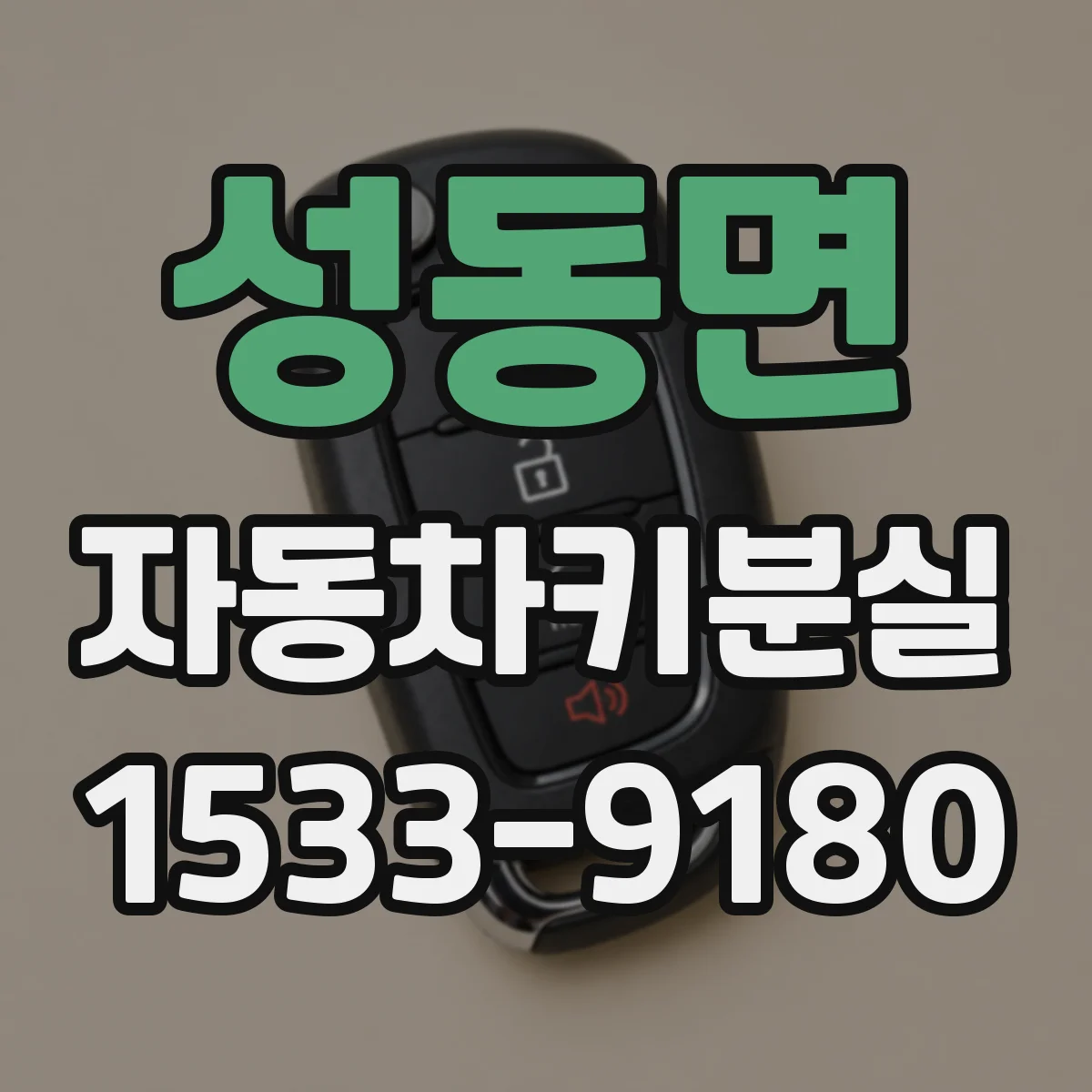 성동면 자동차키분실