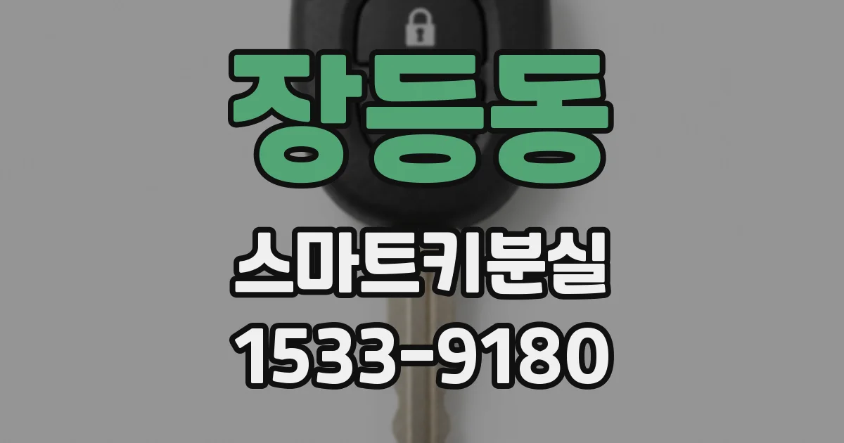 장등동 스마트키분실