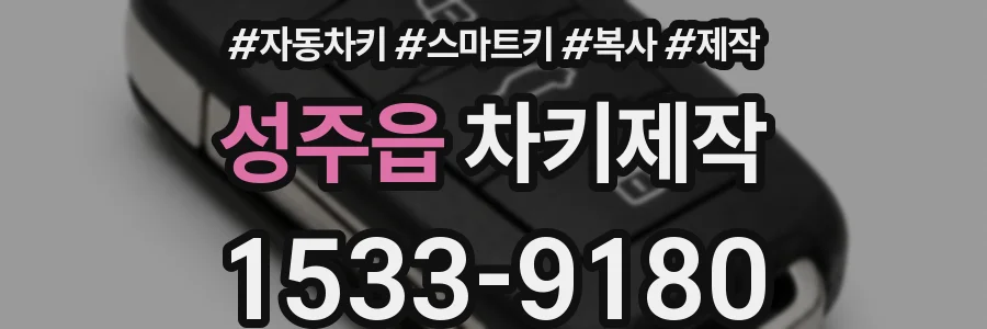 성주읍 차키제작
