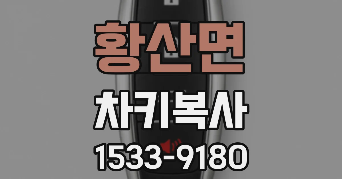 황산면 차키복사