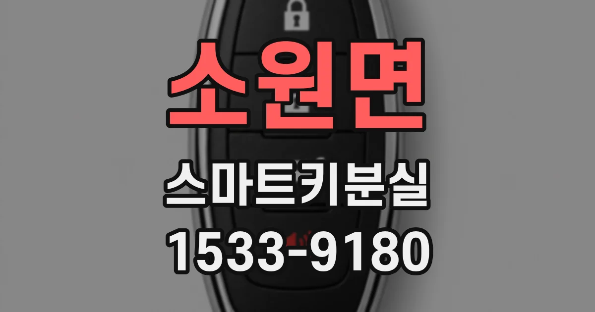 소원면 스마트키분실