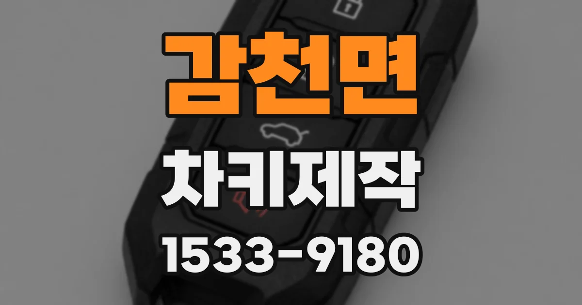감천면 차키제작