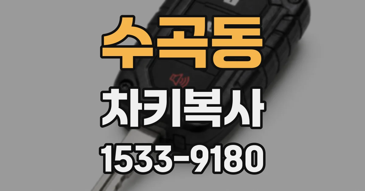 수곡동 차키복사