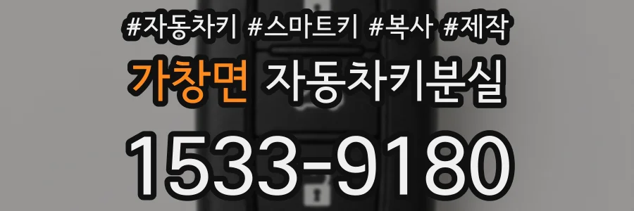 가창면 자동차키분실
