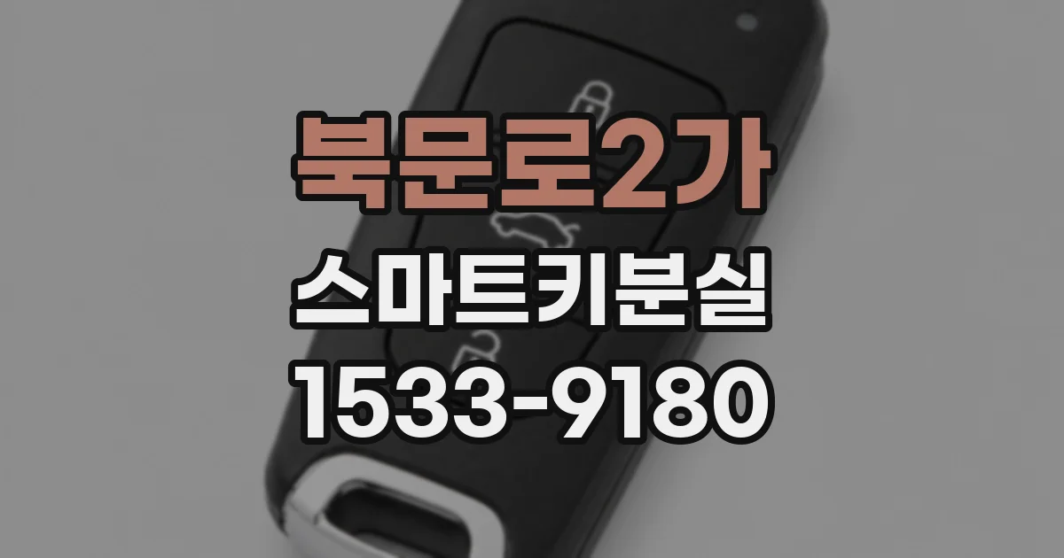 북문로2가 스마트키분실