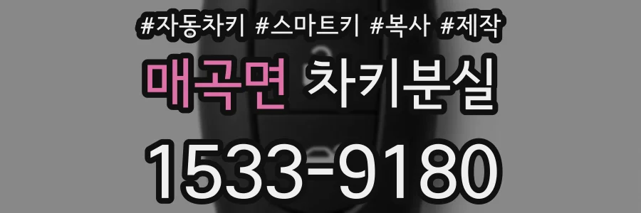 매곡면 차키분실