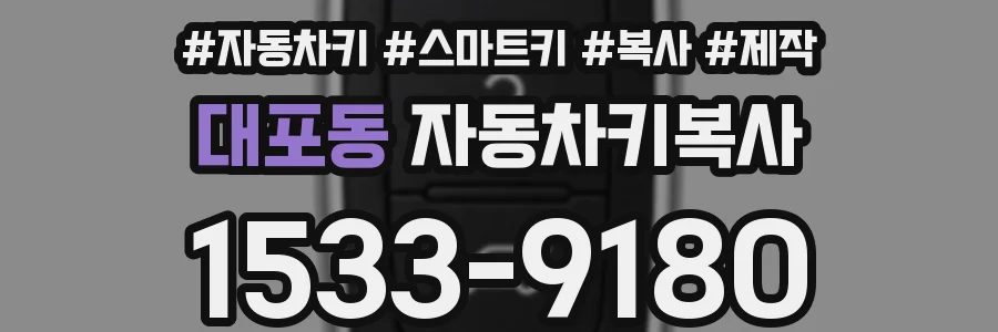 대포동 자동차키복사