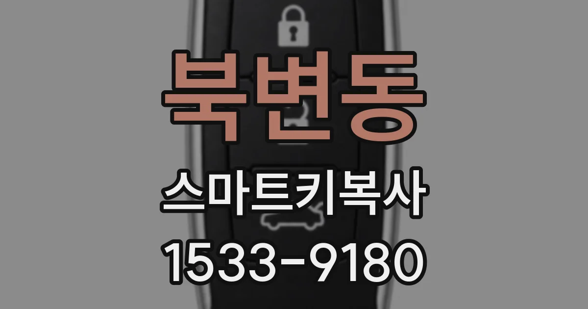 북변동 스마트키복사